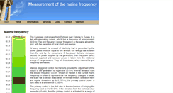 Desktop Screenshot of mainsfrequency.com