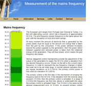 Tablet Screenshot of mainsfrequency.com